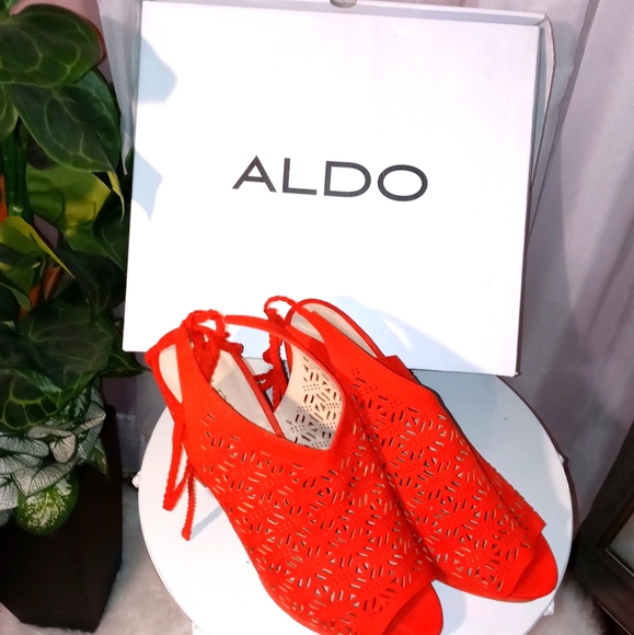 Orange Aldo Women's Heels - Picture 1 of 5